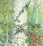 Carl Larsson varen-flicka vid bjork Germany oil painting artist